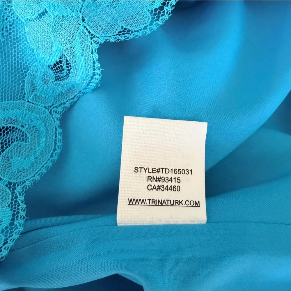 Trina Turk Vibrant Blue Felisha Mini Dress | 4